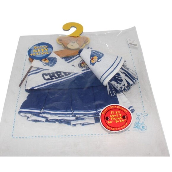 Build a Bear Workshop Vintage Cheerleader Outfit With Accessories - Picture 1 of 4